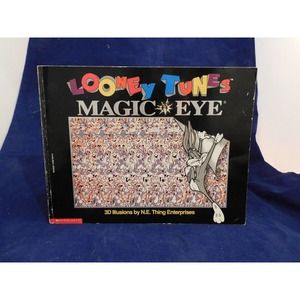 RARE 1995 LOONEY TUNES MAJIC EYE 3D ILLUSIONS BY N.E. THING ENTERPRISES